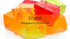  Presentation with jelly - Cool new PPT theme with tufts - tufted puffin called fratercula cirrhata backdrop and a dark gray colored foreground