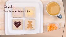  Presentation with cute math for kids - PPT layouts having jelly baby - cute window sandwiches for kids background and a  colored foreground