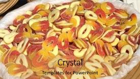  Presentation with candy cane - PPT layouts enhanced with jelly baby - jellybean colorful candy background and a  colored foreground