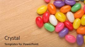  Presentation with jelly bean - Cool new presentation theme with jelly bean - colors backdrop and a coral colored foreground