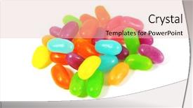  Presentation with gummy candy - Beautiful presentation featuring jelly beans the ultimate gummy backdrop and a lemonade colored foreground