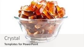  Presentation with flavor - Amazing presentation theme having jelly-candies-with-cola-flavor backdrop and a light gray colored foreground