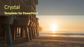  Presentation with north carolina - Slides with jennette-s-pier-in-nags background and a tawny brown colored foreground