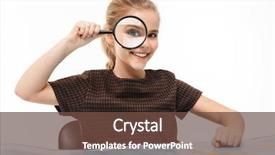  Presentation with geography - Cool new slide set with jeography - portrait of european school girl backdrop and a tawny brown colored foreground