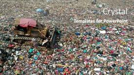  Presentation with landfill - Cool new PPT theme with jeram-malaysia-20-june-2019 backdrop and a gray colored foreground