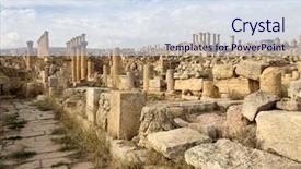  Presentation with calender of november 2018 - Beautiful PPT theme featuring jerash jordan - november 21 2018 backdrop and a sky blue colored foreground