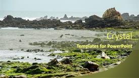  Presentation with hidden - Cool new slides with jericoacoara-is-a-virgin-beach backdrop and a tawny brown colored foreground