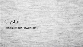  Presentation with fabric - Beautiful PPT theme featuring jersey - grey knitted fabric textured background backdrop and a light gray colored foreground