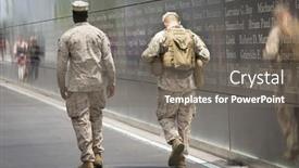  Presentation with marine corps - Presentation design consisting of jersey-city-nj-may-29 background and a gray colored foreground