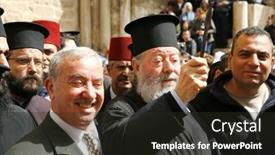  Presentation with good friday - Slide set having jerusalem-april-2-greek-orthodox background and a tawny brown colored foreground