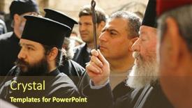  Presentation with good friday - Presentation consisting of jerusalem-april-2-greek-orthodox background and a tawny brown colored foreground