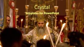  Presentation with easter church - Presentation theme having jerusalem-israel-april-19-patriarch background and a tawny brown colored foreground