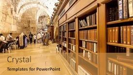  Presentation with judaism - Presentation having jerusalem-israel-july-10-2014 background and a yellow colored foreground