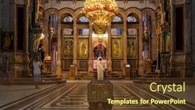  Presentation with orthodox - Slide set with jerusalem-israel-july-16-2017 background and a tawny brown colored foreground