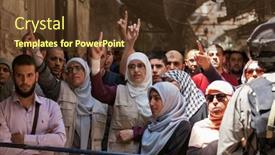  Presentation with judaism - Audience pleasing theme consisting of jerusalem-israel-july-26-2015 backdrop and a tawny brown colored foreground