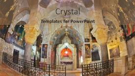  Presentation with biblical - Cool new presentation design with aviation - windows on airplane disembarking backdrop and a light gray colored foreground.