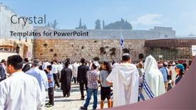  Presentation with faith - Audience pleasing slide set consisting of jerusalem-israel-november-16-2011 backdrop and a  colored foreground