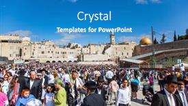  Presentation with ancient israel - Theme consisting of jerusalem-israel-november-16-2011 background and a teal colored foreground