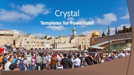  Presentation with faith - Amazing slide set having jerusalem-israel-november-16-2011 backdrop and a  colored foreground