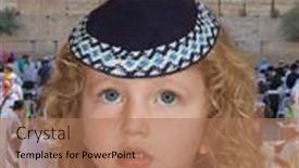  Presentation with jewish western wall - 