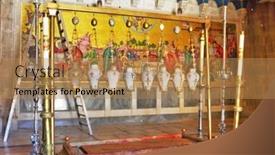  Presentation with jerusalem - PPT theme with smilies - smily - yellow smilie laugh background and a blonde colored foreground.