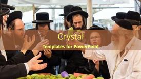  Presentation with fruit tree - PPT theme with jerusalem-israel-september-20-2018 background and a red colored foreground