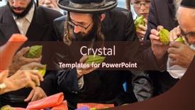  Presentation with religious - Audience pleasing theme consisting of jerusalem-israel-september-20-2018 backdrop and a  colored foreground