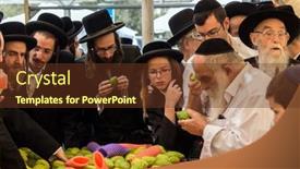  Presentation with fruit tree - Slide deck consisting of jerusalem-israel-september-20-2018 background and a tawny brown colored foreground