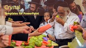  Presentation with fruit tree - Slides having jerusalem-israel-september-20-2018 background and a tawny brown colored foreground
