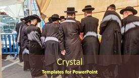  Presentation with ritual - PPT layouts with jerusalem-israel-september-20-2018 background and a tawny brown colored foreground