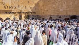  Presentation with blessing - Slide deck consisting of jerusalem-israel-september-26-2018 background and a coral colored foreground