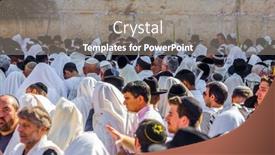  Presentation with autumn morning - Audience pleasing presentation consisting of jerusalem-israel-september-26-2018 backdrop and a gray colored foreground