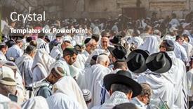  Presentation with harvest festival - Slides consisting of jerusalem-israel-september-26-2018 background and a gray colored foreground