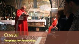  Presentation with catholic holy mass - PPT layouts having jerusalem-october-04-catholic-mass background and a  colored foreground