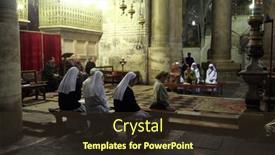  Presentation with nuns - Theme having jerusalem-october-04-early background and a tawny brown colored foreground