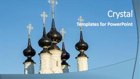  Presentation with jerusalem - PPT theme consisting of jerusalem suzdal golden ring background and a teal colored foreground
