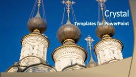  Presentation with lord ring - Theme having jerusalem suzdal golden ring background and a ocean colored foreground