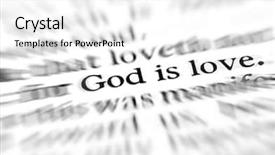  Presentation with scripture - Slide deck with jesus - detail closeup zoom god is background and a white colored foreground