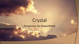  Presentation with light from dark sky god - Theme consisting of jesus calms storm - cloudy sky background bright sunbeams background and a coral colored foreground