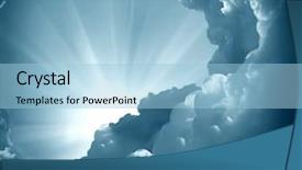 Presentation with jesus storm - Theme consisting of jesus calms storm - dark sky with sun background and a light blue colored foreground