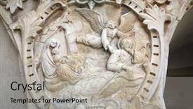  Presentation with joseph - PPT theme having jesus donkey - angel tells joseph to flee background and a light gray colored foreground