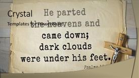  Presentation with bible psalms - Slide set with jesus foot - top-1000 bible verses from psalms background and a mint green colored foreground