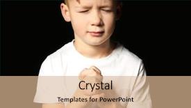  Presentation with black people praying - Slide set enhanced with jesus kids - religious little boy praying background and a coral colored foreground