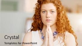  Presentation with jesus praying - Colorful presentation design enhanced with jesus love - closeup portrait of a young backdrop and a lemonade colored foreground