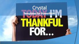  Presentation with today - Amazing presentation theme having jesus love - today im thankful for card backdrop and a teal colored foreground