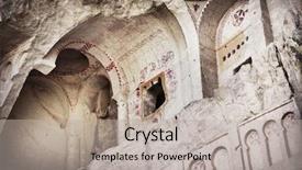  Presentation with christ - Amazing slide deck having christ rock - fresco backdrop and a  colored foreground