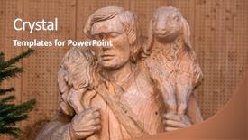  Presentation with advent - Beautiful PPT theme featuring religious advent - strobl in saltkammergut a life-size backdrop and a coral colored foreground