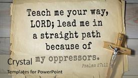  Presentation with bible psalms - Audience pleasing slide deck consisting of jesus teaching - top-1000 bible verses from psalms backdrop and a mint green colored foreground