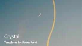  Presentation with jet plane - Slide deck consisting of jet-airplane-its-contrail background and a gray colored foreground