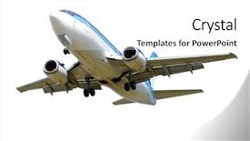  Presentation with cargo plane - Beautiful presentation featuring jet cargo - plane is isolated backdrop and a white colored foreground